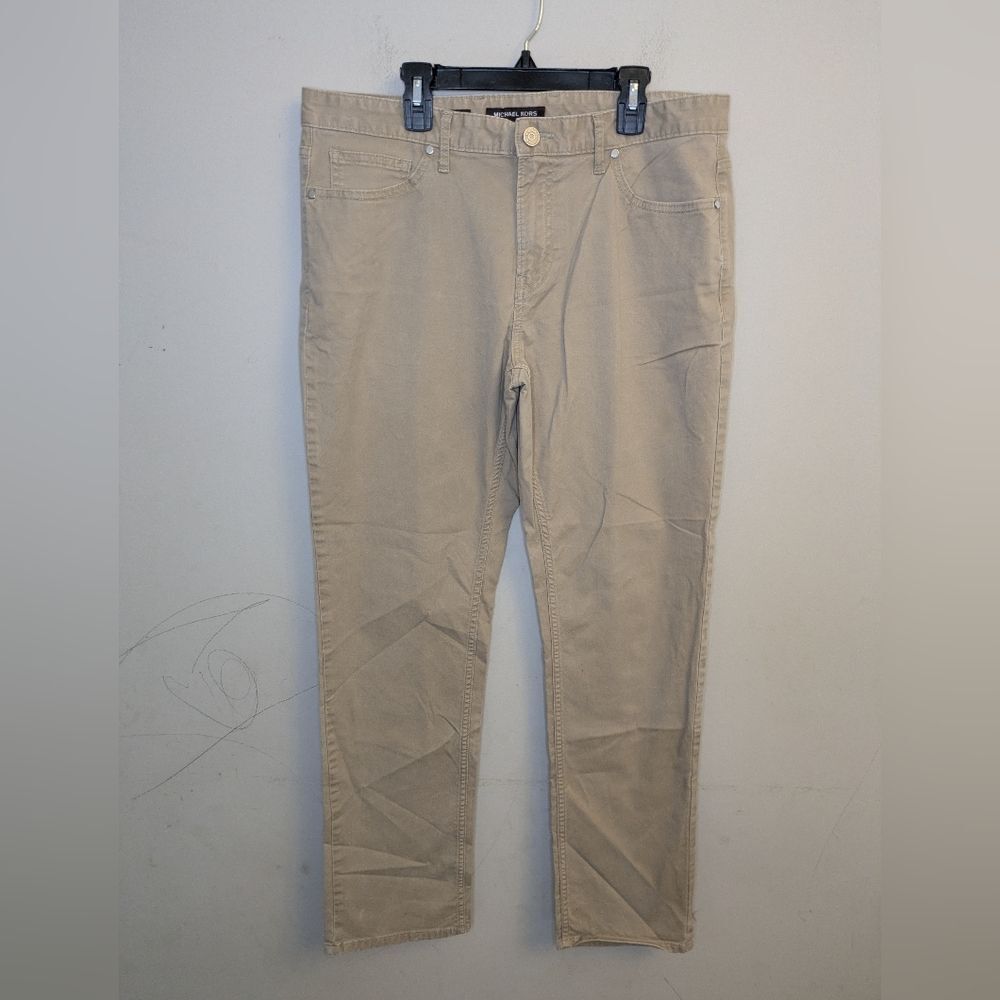 Michael Kors Men's Khaki Pants Size 34x32 Career Travel Vacation